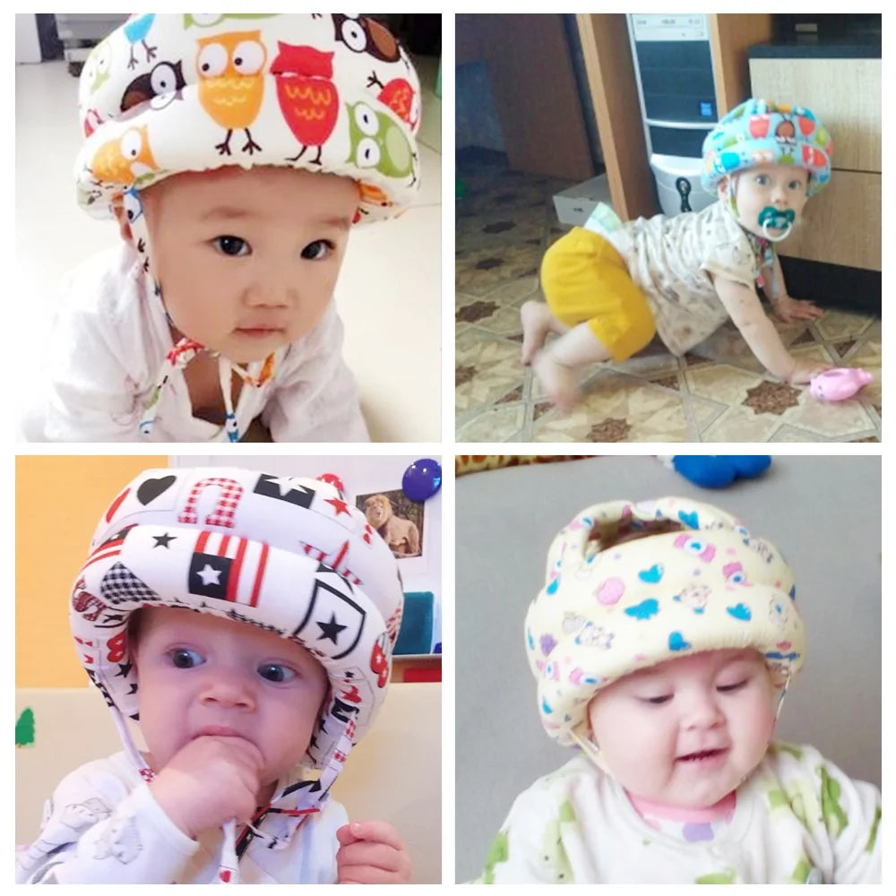 Casque de protection souple pour bébé