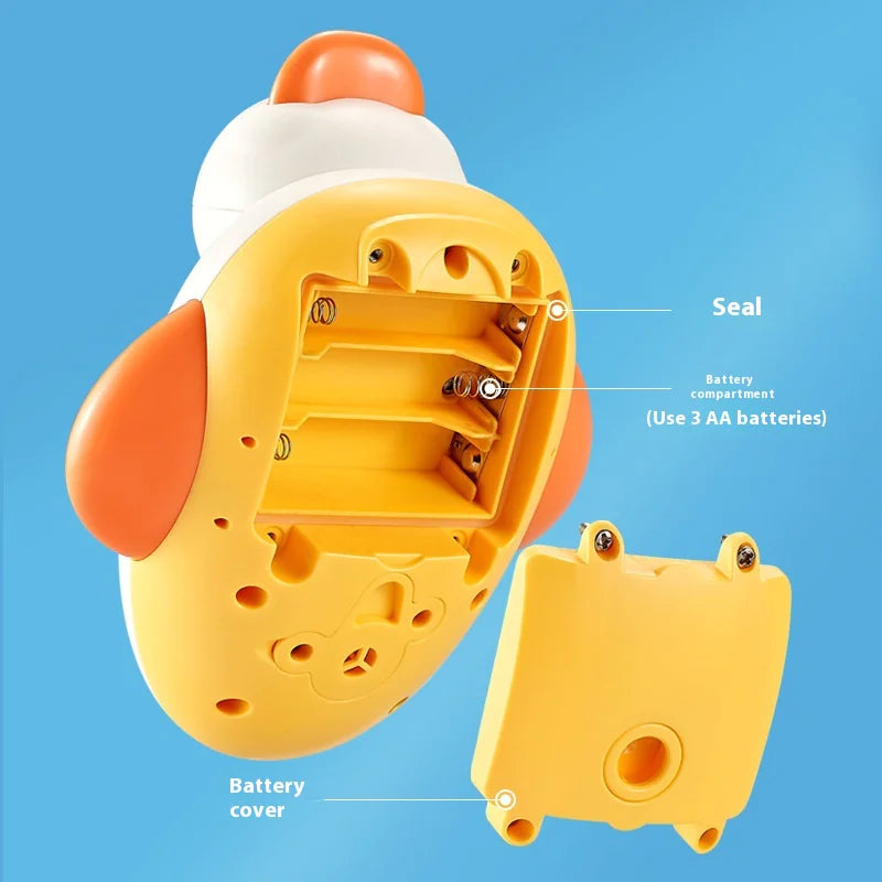 Jouet de bain pour bébé canard rotatif électrique