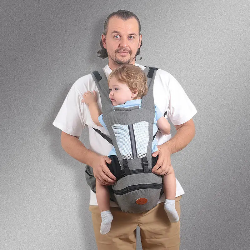 Siège de hanche et écharpe pour bébé avec rangement