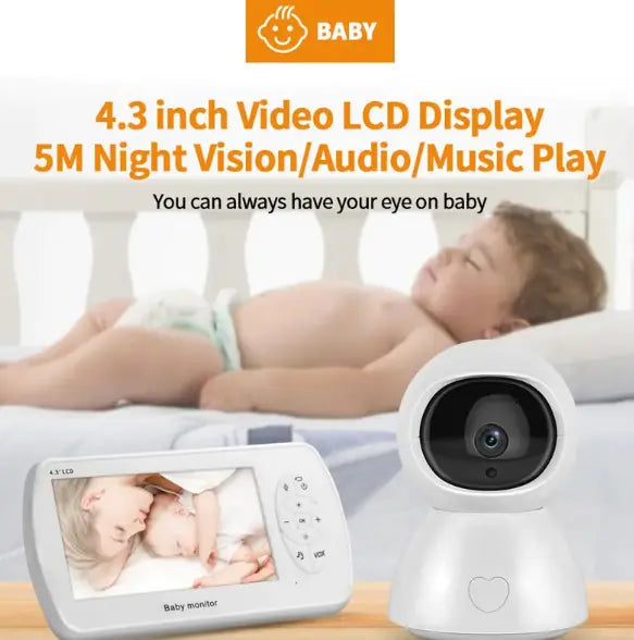 Babyphone 4,3 pouces 1080P
