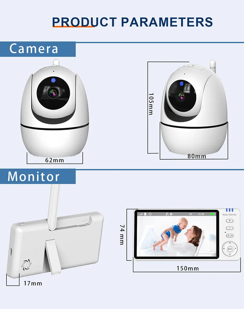 Babyphone sans fil HD