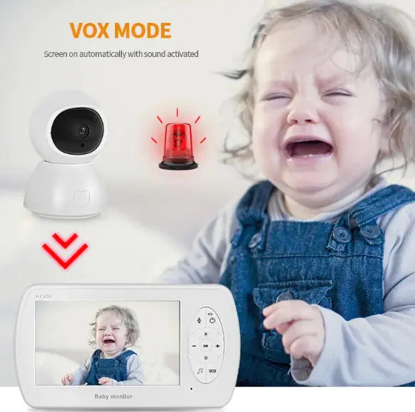 Babyphone 4,3 pouces 1080P
