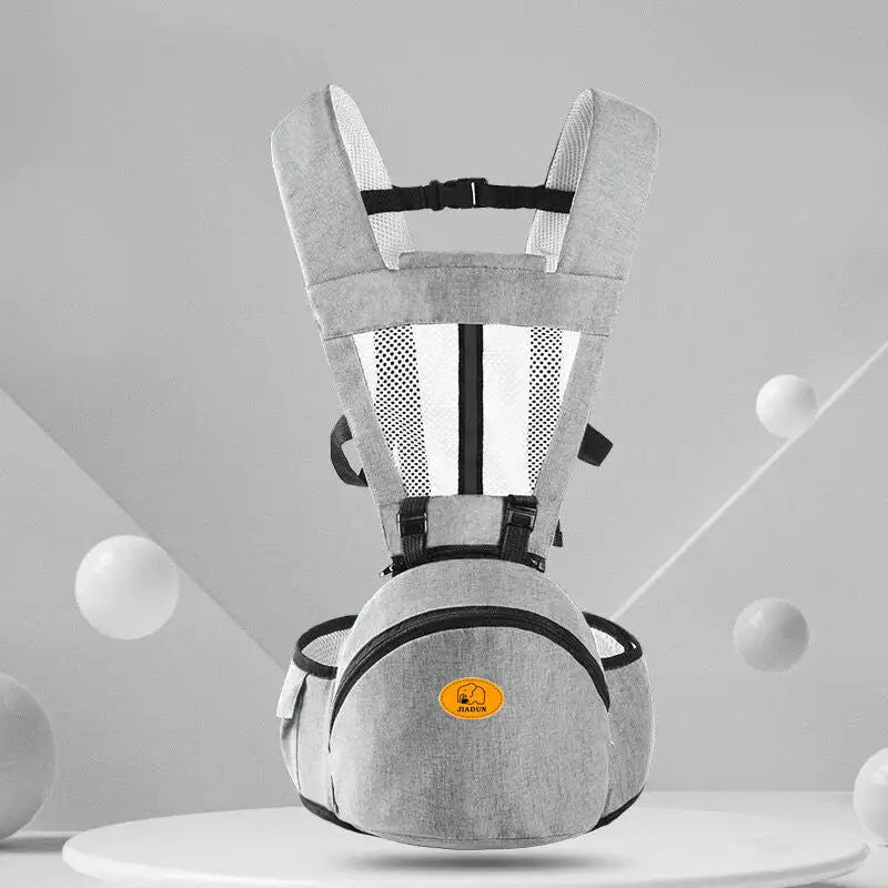 Siège de hanche et écharpe pour bébé avec rangement