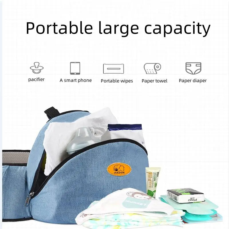 Siège de hanche et écharpe pour bébé avec rangement