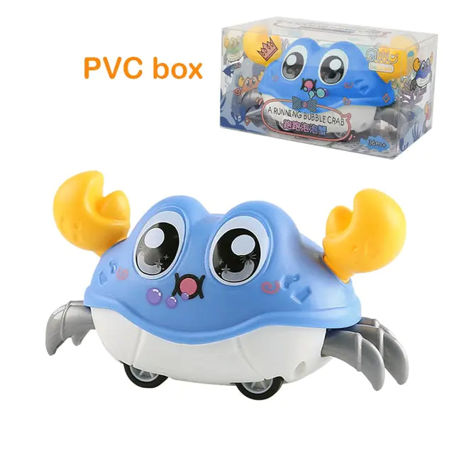 Jouets mignons de bébé de crabe rampant de détection interactifs