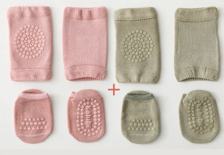 Genouillère anti-chute pour bébé - Combinaison d'éveil douce et protectrice