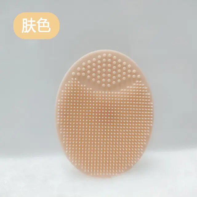 Brosse de massage en silicone souple pour le bain de bébé