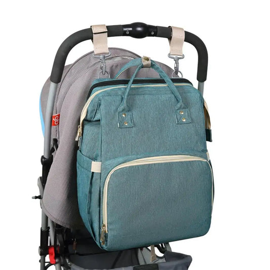 Sac à couches convertible pour bébé avec lit de voyage