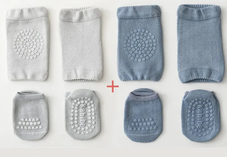 Genouillère anti-chute pour bébé - Combinaison d'éveil douce et protectrice