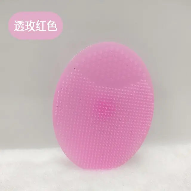 Brosse de massage en silicone souple pour le bain de bébé