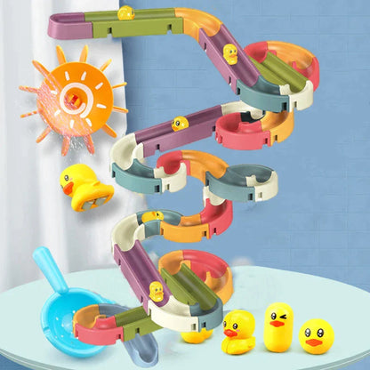 Jouet de bain pour bébé, toboggan canard pour salle de bain