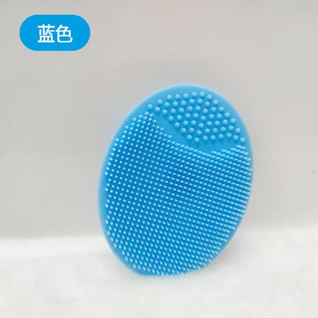 Brosse de massage en silicone souple pour le bain de bébé