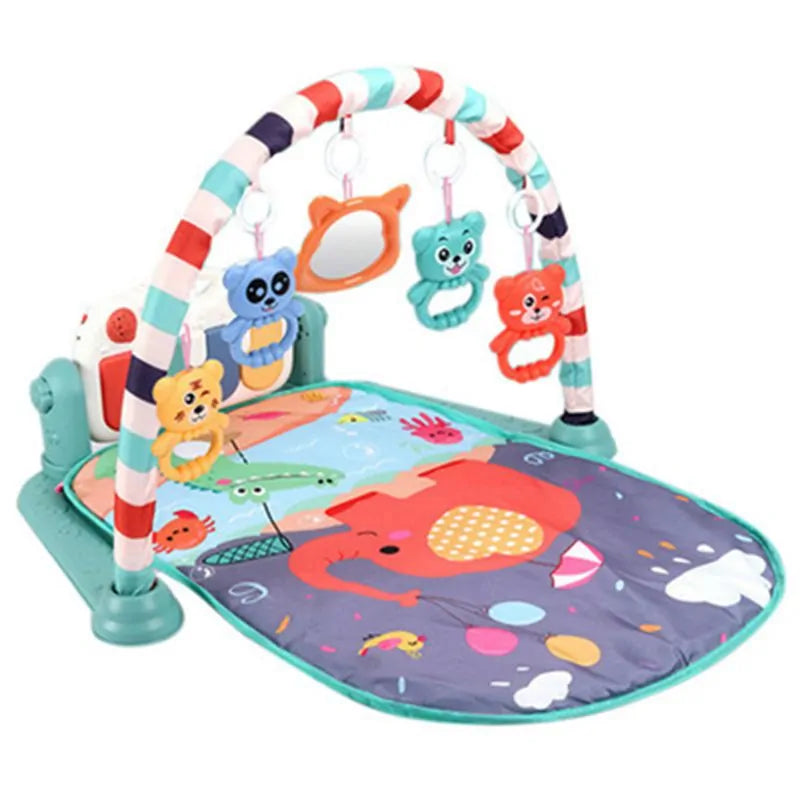 Tapis de jeu Puzzle musical pour bébé: tapis de clavier éducatif avec support, jouets pour le fitness et l'éveil des nourrissons