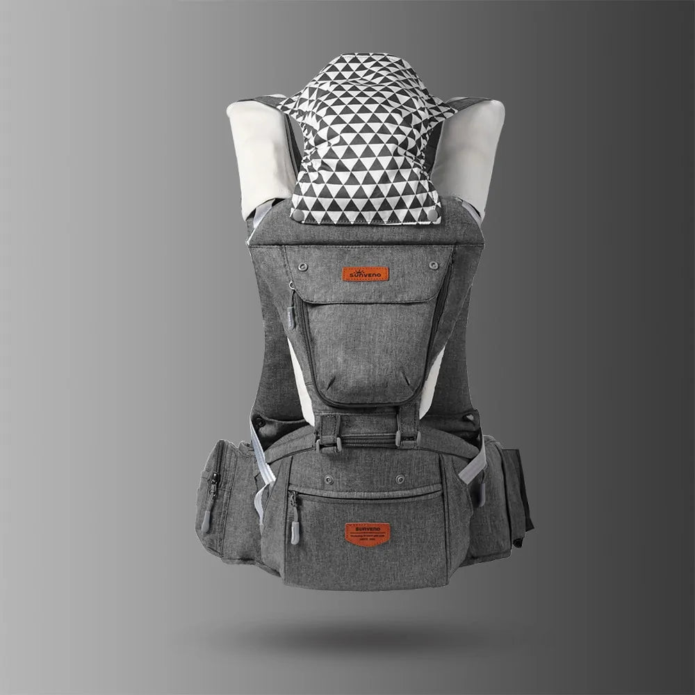 Porte-bébé ergonomique Sunveno avec siège de hanche